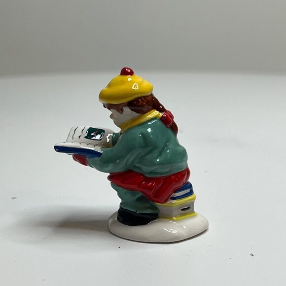 Dept 56 Check Out The Bookmobile - Child - Snow Village Loose Figurine 1993 - Picture 2 of 6